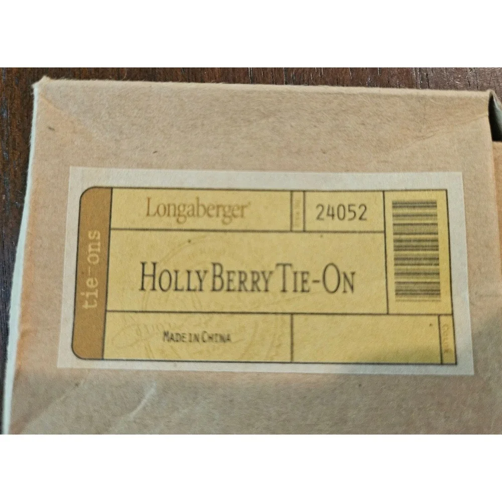 Longaberger holly berry
